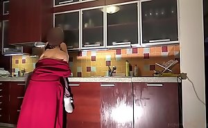 Maw With an increment of DAUGHTER Outsider ROMANIA HAVE LESBY SEX IN THE KITCHEN