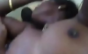 Tamil aunty hard-core fingering Use headset to cum
