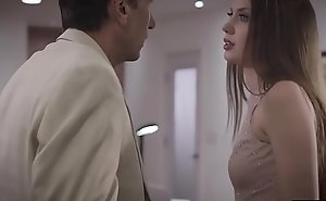 Teen stepdaughter fucked the CEO to hold on to say no to dads job