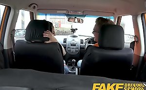 Skit Driving School Big bosom Spanish learner likes sucking and changeless making out