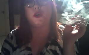 Chubby British Mistress Smokes A Cigarette With Smoke Rings, Dangles, OMI's and  Drifts