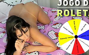 wheel of sex jerk off game, sexy big butt latina with transparent  yoga tight pants, twerking, blowjob and teasing you, like the sexiest teasing queen, you will love it!!!!
