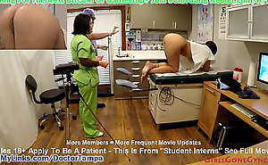 $CLOV - Nurse Lenna Lux Examines Standardize Patient Stefania Mafra While Doctor Tampa Watches During 1st Day of Student Clinical Rounds At GirlsGoneGyno porn video 