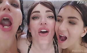 Natalie Mars VS Laura Fiorentino and  Moona Snake WET #2, Anal Fisting, ATOGM, DAP, Gapes, ButtRose, Pee Drink, Swallow BTG056