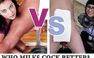 MIA KHALIFA - Showdown With Brandi Belle Part 2! Cock Milking Edition