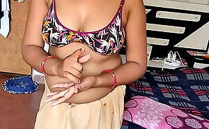 Hot Indian Aunty peeing for virgin boy in Hindi part1