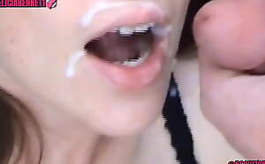 Felicia Bennet Can't get get Enough of her Mouth Filled