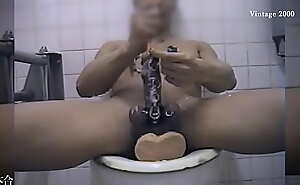 PUBLIC LAVATORY MULTIPLE CUM EDGING FOR MY COCK AND ASS AND NIPPLE - VINTAGE 2000/36YO BY GO KATSUMOTO