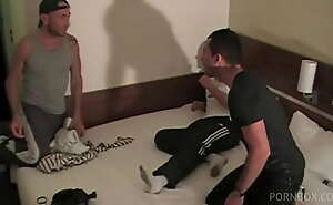 hidden cam with sexy msucle french twinks at the hotel