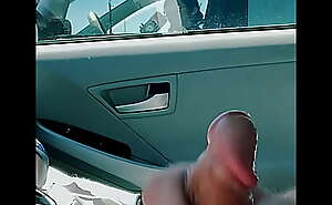 dsdriver - BEST - driving naked stopped at light she looks, laughs, and takes a photo while I stroke and cum!!