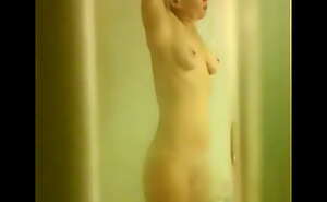 Naked blonde wife voyeur shower spy homemade