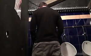 straight boy sucked in glory holes in public toilets