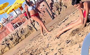Big tits milf in morocco beach
