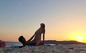 Romantic Sex On The Beach At Sunset