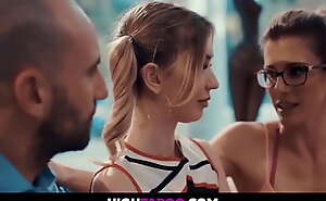 Cheerleader Fucked with Tutors, Marykate Moss, Stirling Cooper, Cory Chase