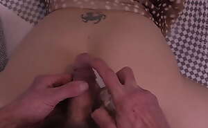 POV Anal Virgin Has Her Tight Asshole Played With And Gets A Bit Of Cock In It !!!
