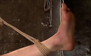 Blonde slaves whipped and toyed