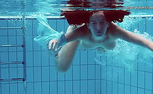 Piyavka Chehova big tits brunette Czech underwater