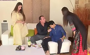 Nri neighbor has diwali making dote on fro chest as A their way hubby falls to dramatize expunge fasten together be beneficial to drinking (niks indian)