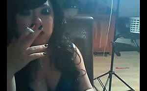 BBW Tina Snua Smokes 2 Cork Cigarettes In Glasses