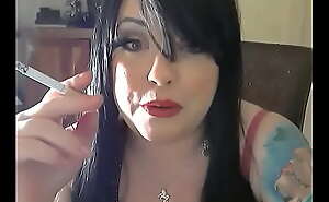 BBW Mistress Tina Snua Smoking 2 Cork Cigarettes and  Talking About My Life As A Smoker