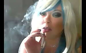 BBW British Mistress Tina Snua Speed Smokes 1 Cork Cigarette